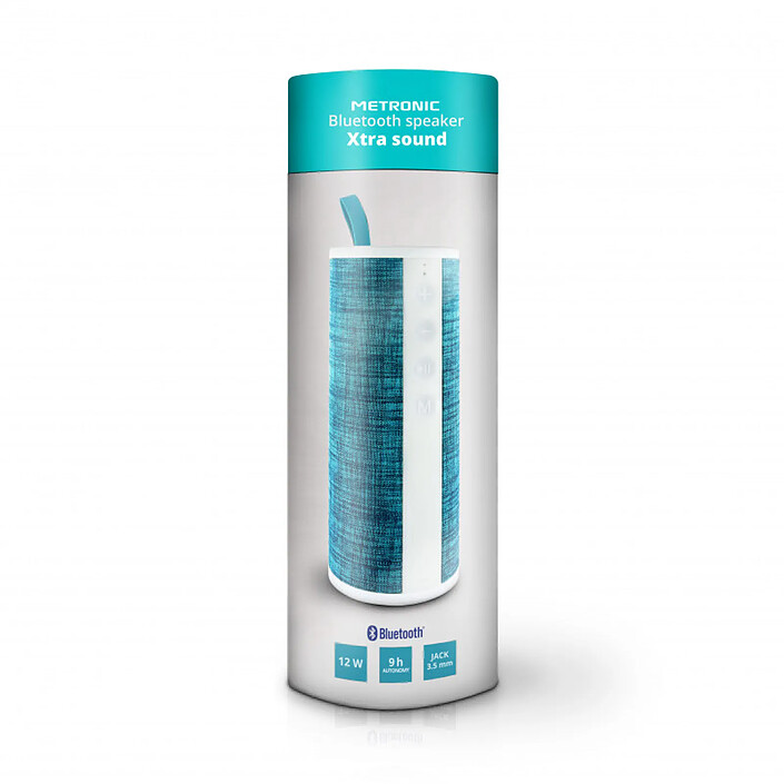 Acheter Metronic 477089 - Enceinte portable Xtra Sound bluetooth 12 W - Verte et blanche