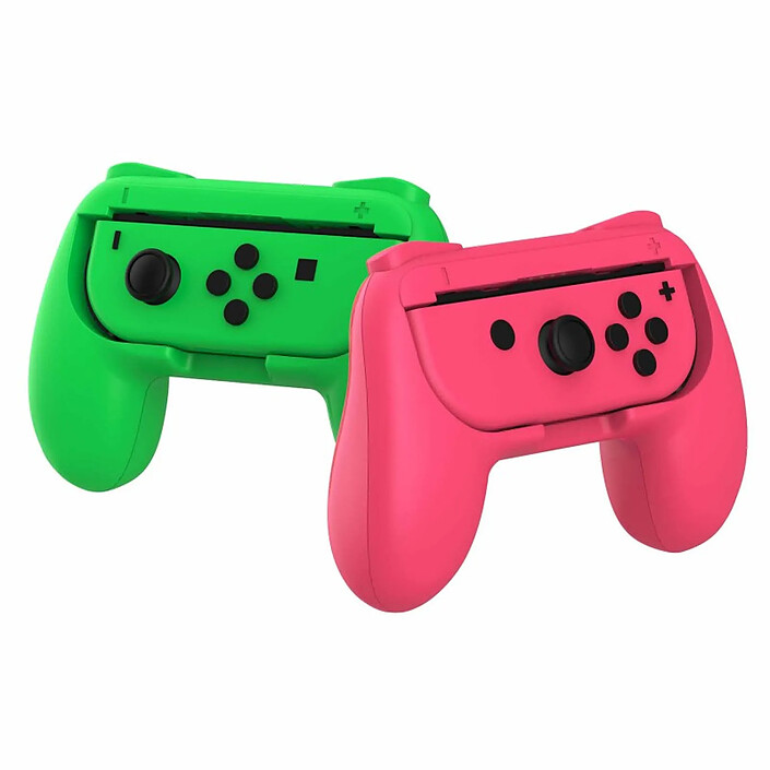 subsonic pack de grips manette pour Joy Cons Rose et Vert