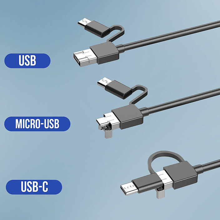 Acheter Avizar Endoscope Étanche IP67 Caméra Multi Ports USB-C Micro USB USB Longueur 10m Noir
