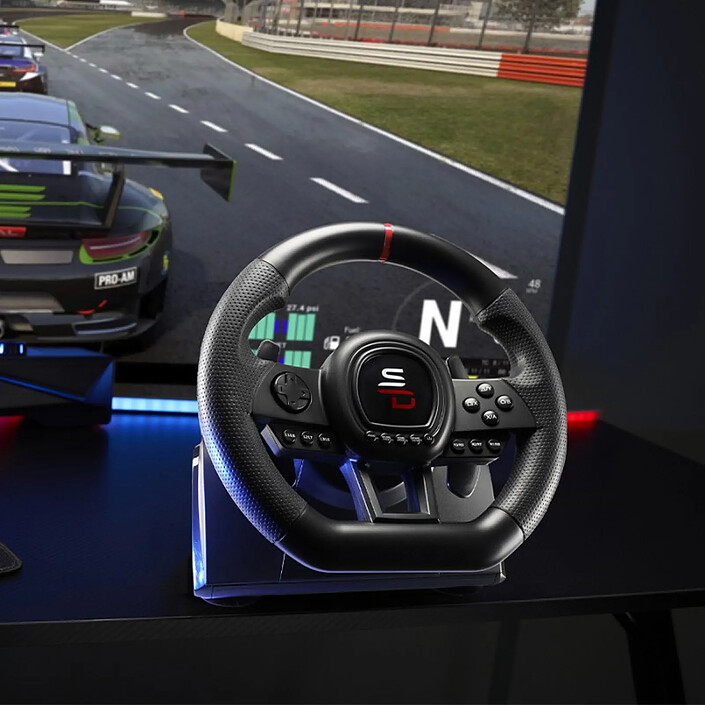 Avis Superdrive - Volant Drive Pro SV650 avec pédalier pour Xbox Serie X - PS4 - PC - Xbox One