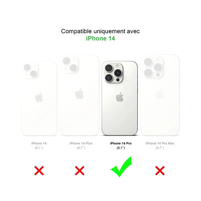 Avis Evetane Coque iPhone 14 Pro 360° intégrale Protection Avant et Arrière