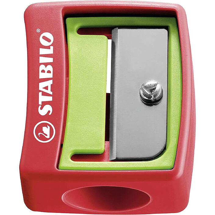 STABILO Taille-crayon Spécial woody 3 en 1 avec sécurité enfant x 12