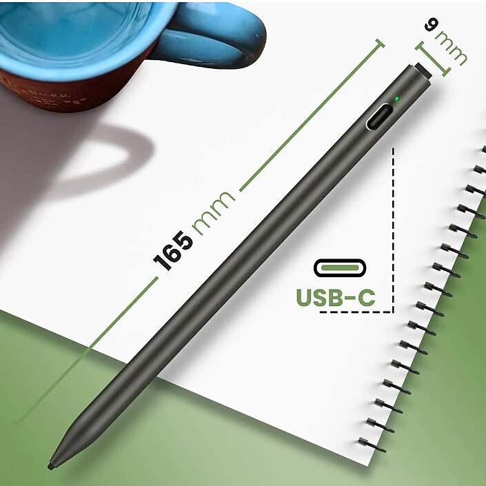 Avis Adonit Stylet pour iPhone et iPad Série Neo Duo Rechargeable Portable et léger Graphite