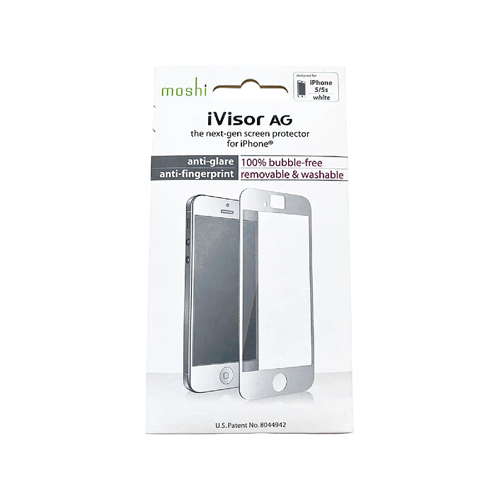 Moshi iVisor AG pour iPhone 5/5S/5C/SE Blanc pas cher
