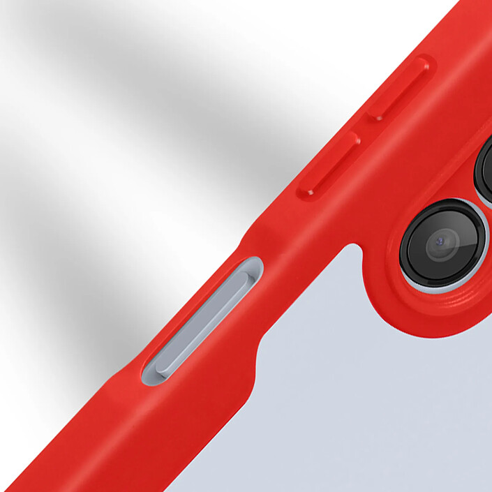 Avizar Coque Intégrale pour Galaxy A13 5G Antichoc Dos Rigide Contour en Silicone Rouge pas cher
