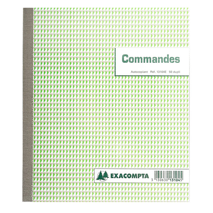 EXACOMPTA Manifold Commandes 210 x 180 mm 50 feuillets dupli