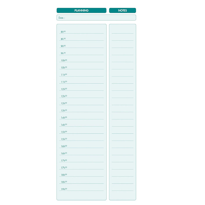 Avis EXACOMPTA Carnet spiralé 29,7x14cm - A faire ce jour - 125 feuilles