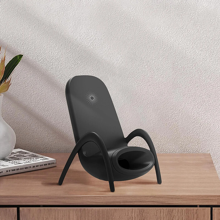 Acheter Avizar Chargeur à Induction QI 15W Charge Rapide et Sécurisée Design Chaise