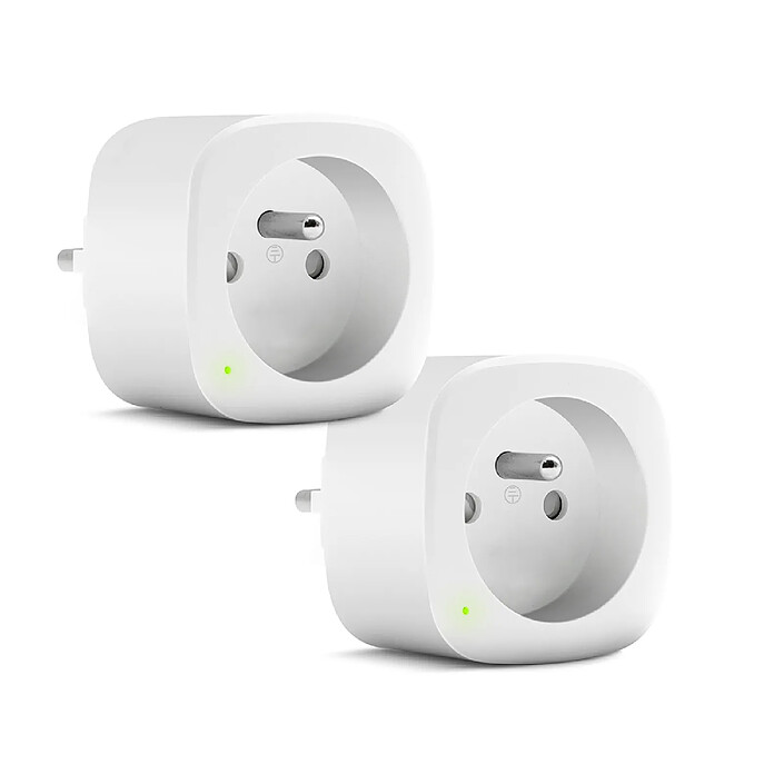 METRONIC - Prise intelligente connectée Wi-Fi 16A (pack de 2)