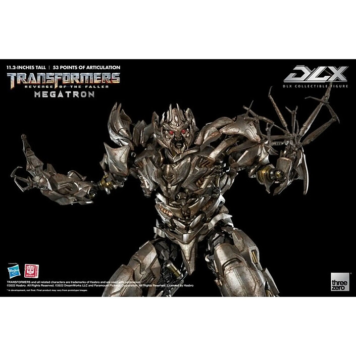 Transformers 2 : La Revanche - Figurine 1/6 DLX Megatron 28 cm pas cher