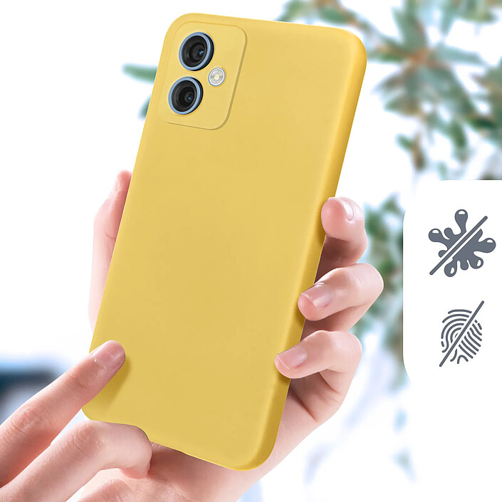 Acheter Avizar Coque pour Xiaomi Redmi Note 12 5G Silicone Semirigide Soft-touch Jaune