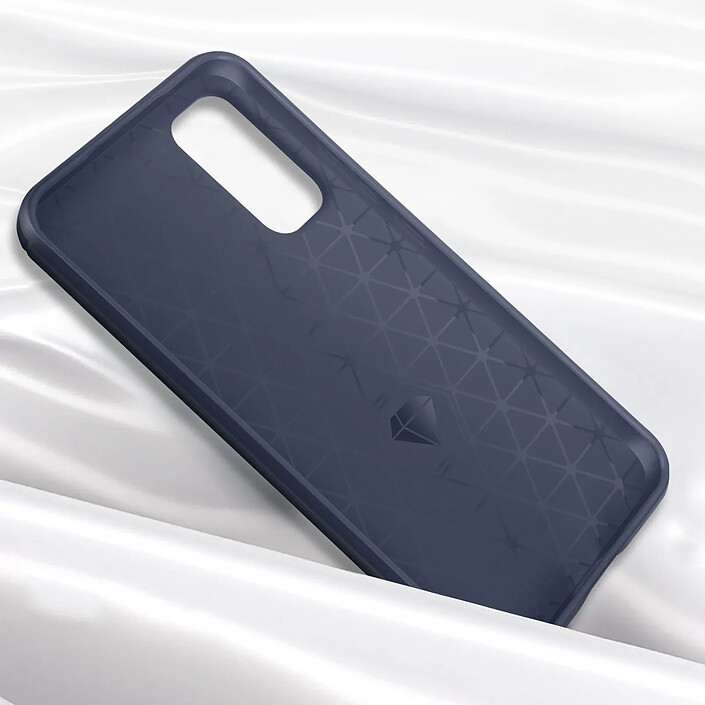 Avis Avizar Coque pour Samsung A34 Renforcée Souple Carbone Effet Brossé Bleu