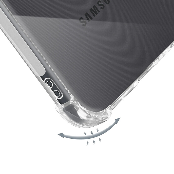 Avis Avizar Coque pour Samsung A14 4G et 5G Silicone Coins Renforcés Antichocs Transparent