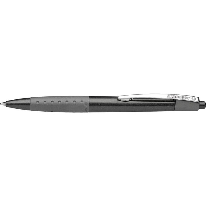 SCHNEIDER Stylo à bille Loox anthracite Pte Moyenne Noir x 10