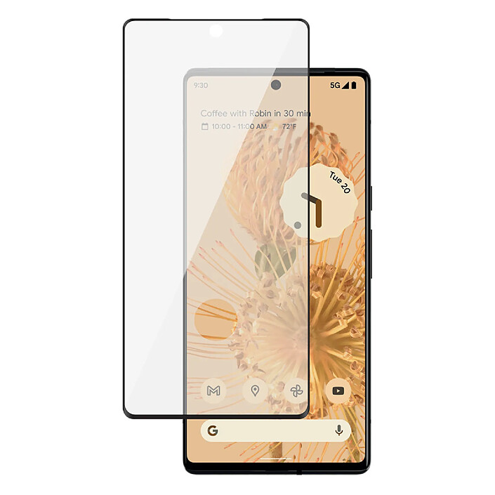 BigBen Protection d'Écran pour Google Pixel 7 Pro en Verre Trempé 3D 9H Noir transparent