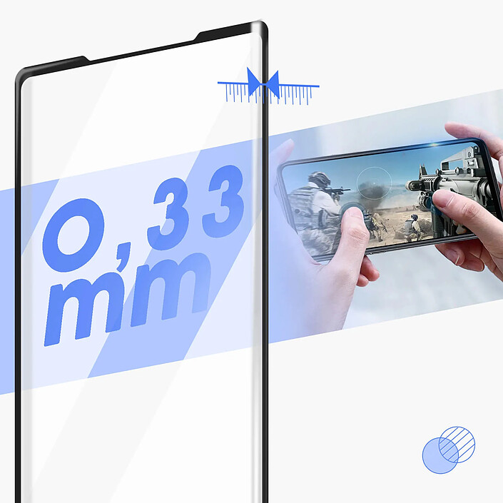 Acheter BigBen Protection d'Écran pour Google Pixel 7 Pro en Verre Trempé 3D 9H Noir transparent