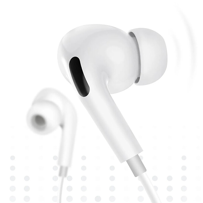 Acheter Écouteurs Filaires USB-C Intra-auriculaire Télécommande 4Smarts Blanc