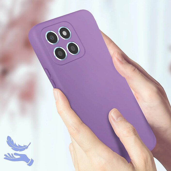 Acheter Avizar Coque pour Honor 70 Lite, Honor X6 et Honor X8 5G Semi-rigide Soft-touch Violet