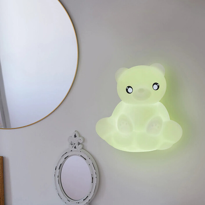 Acheter BIGBEN BTLSWBEAR - Enceinte sans fil lumineuse murale et veilleuse Ourson sur son nuage