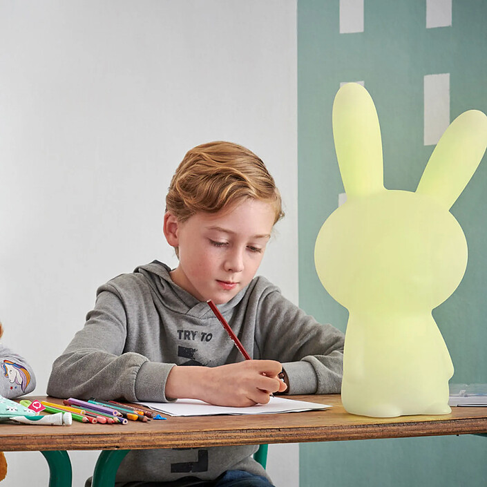 BIGBEN BTLSRABBIT - Enceinte portable sans fil lumineuse et veilleuse Lapin pas cher