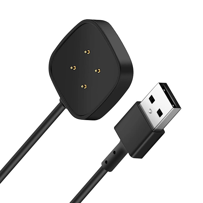 Avizar Chargeur Fitbit Versa 4 et Versa 3, Fitbit Sense 2 et Sense, 1m Noir