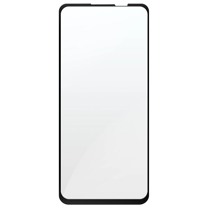 Avizar Verre Trempé pour Motorola Moto G73 Dureté 9H Protection Totale Contour noir