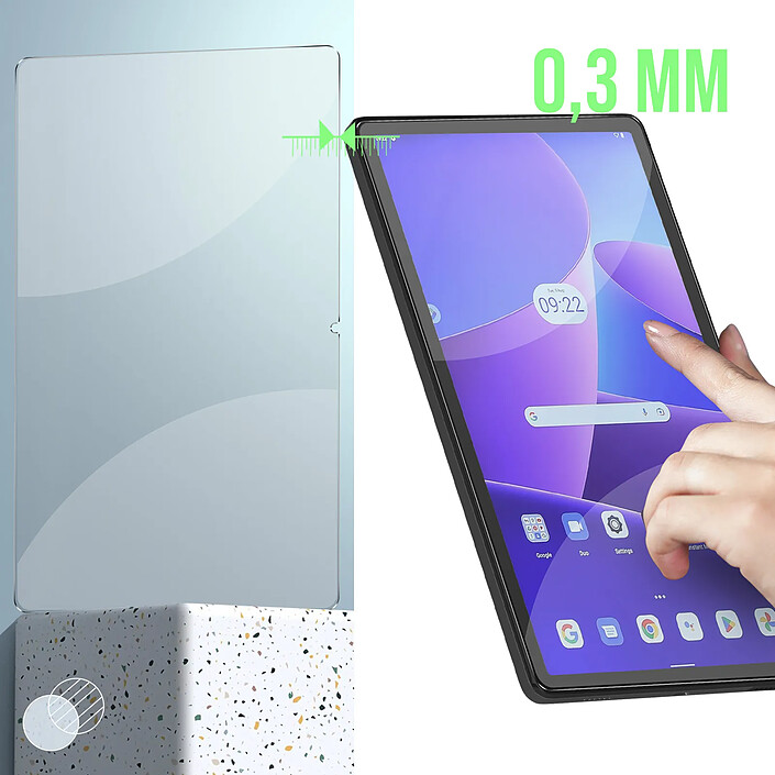 Avizar Verre Trempé pour Lenovo Tab M10 Plus Gen 3 Dureté 9H Anti-rayures pas cher