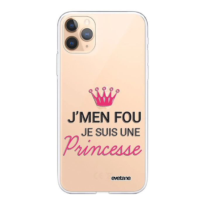 Evetane Coque iPhone 11 Pro 360 intégrale transparente Motif Je suis une princesse Tendance .