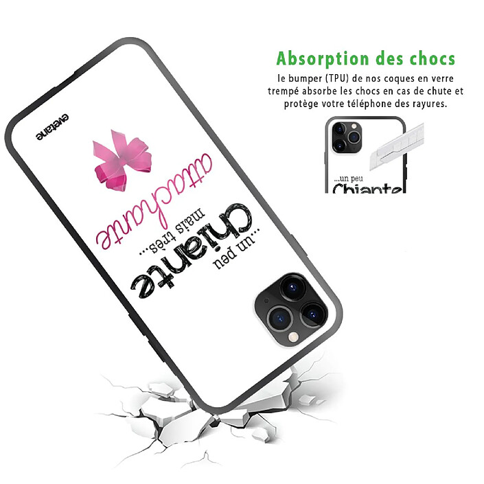 Avis Evetane Coque en verre trempé iPhone 11 Pro Un peu chiante tres attachante .