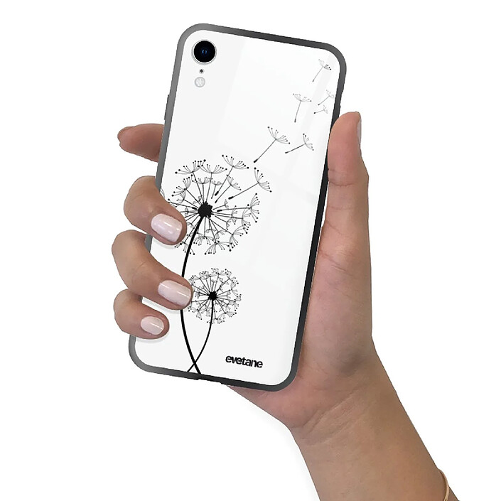 Evetane Coque en verre trempé iPhone Xr Pissenlit . pas cher