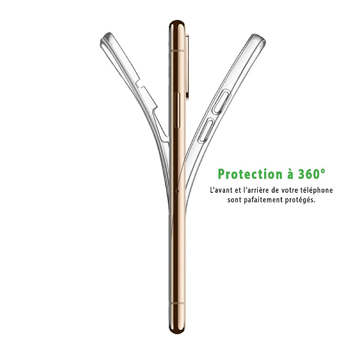 Acheter Evetane Coque iPhone 11 Pro Max 360 intégrale transparente Motif Attrape coeur Tendance .