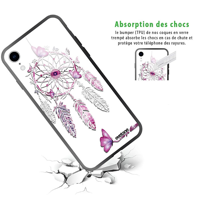 Avis Evetane Coque en verre trempé iPhone Xr Carpe diem .