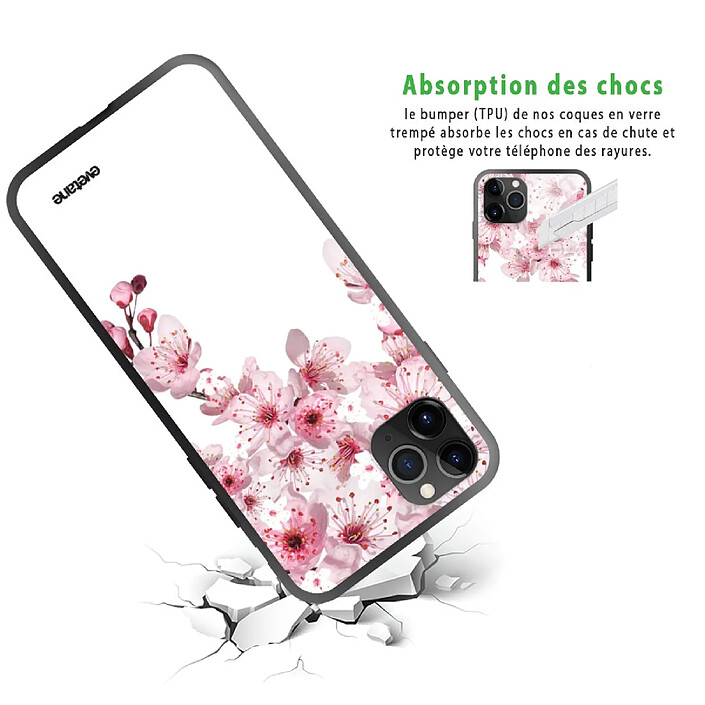 Avis Evetane Coque en verre trempé iPhone 11 Pro Cerisier .