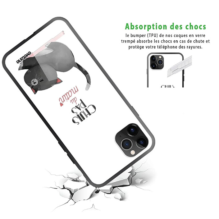 Avis Evetane Coque en verre trempé iPhone 11 Pro Chuis pas du matin .