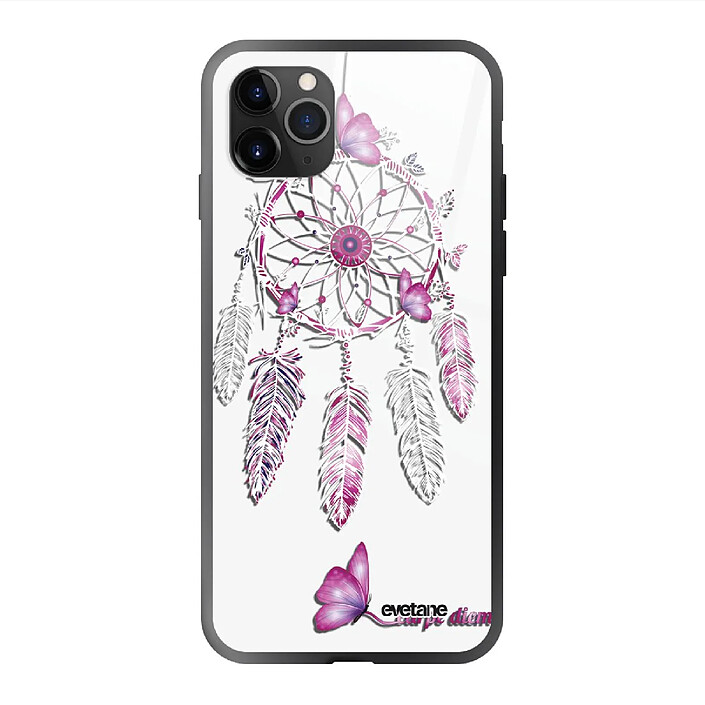 Evetane Coque en verre trempé iPhone 11 Pro Max Carpe diem .