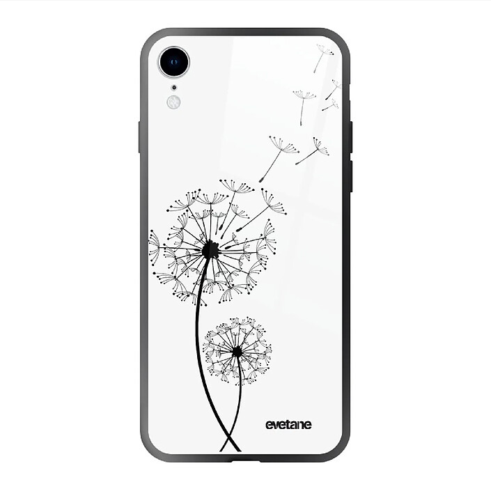 Evetane Coque en verre trempé iPhone Xr Pissenlit .