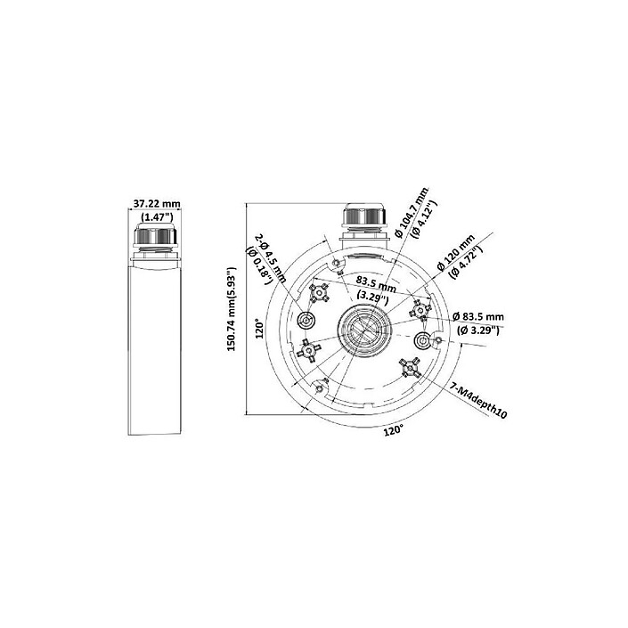 Avis Hikvision - Boite de jonction DS-1280ZJ-DM46