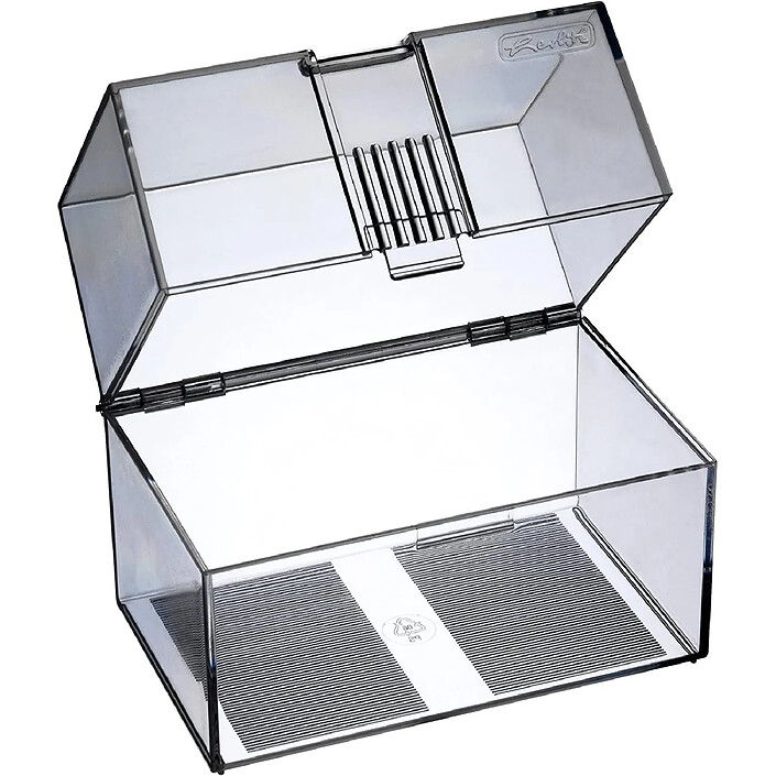 HERLITZ Boîte à fiches, A7 paysage, plastique, transparent