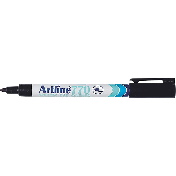 ARTLINE Marqueur '770' spécial 'Congélation' permanent indélébile pointe 1 mm noir x 12