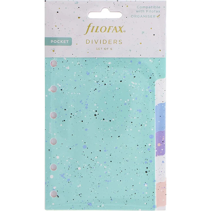 FILOFAX Intercalaires Format Pocket 6 Positions EXPRESSIONS