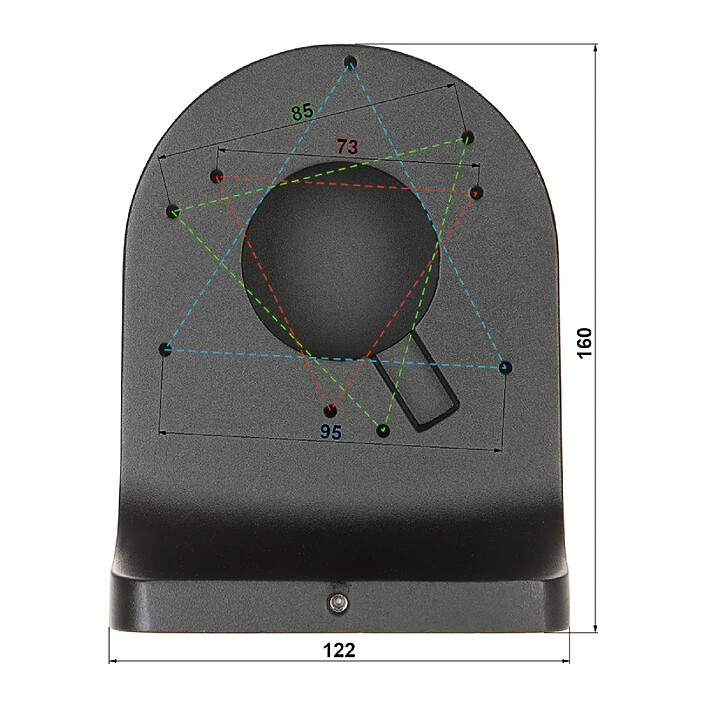 Dahua - Support de fixation murale - PFB203W-B – Dahua pas cher