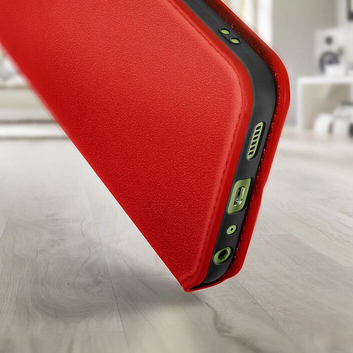 Avizar Etui Portefeuille pour Samsung Galaxy A14 Clapet Magnétique avec Support pas cher