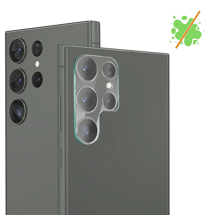 Avizar Film Caméra pour Galaxy S23 Ultra Dureté 9H Anti-rayures Anti-trace Transparent pas cher