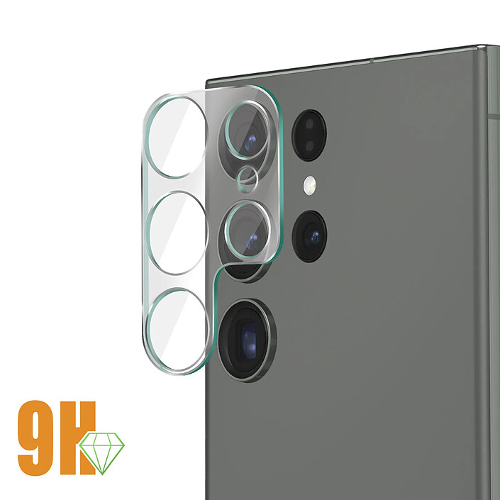 Avis Avizar Film Caméra pour Galaxy S23 Ultra Dureté 9H Anti-rayures Anti-trace Transparent