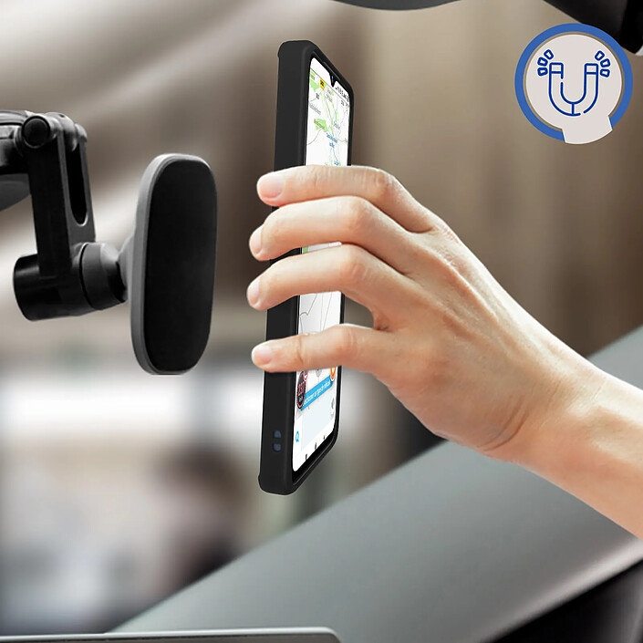 Avis Avizar Coque pour Vivo Y22s et Y35 bi-matière bague métallique support Vidéo