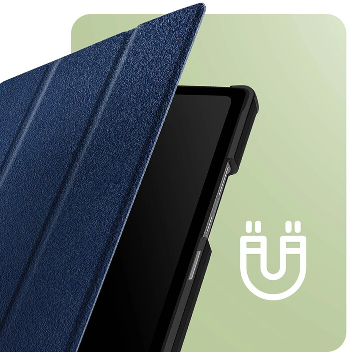 Avizar Housse pour Lenovo Tab M9 Support video et clavier Mise en Veille Bleu nuit pas cher