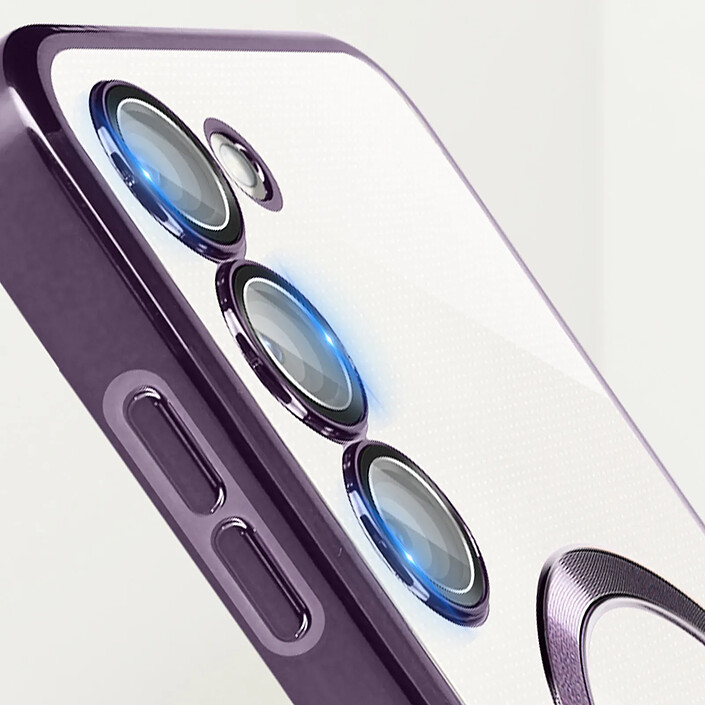 Acheter Avizar Coque pour Galaxy S23 compatible Magsafe avec bord Chromé Violet
