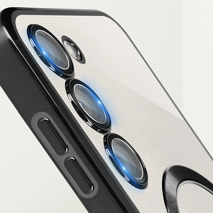 Acheter Avizar Coque pour Galaxy S23 Plus compatible Magsafe avec bord Chromé Noir