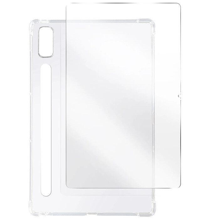 Avizar Pack de Protection pour Lenovo Tab P11 Pro Gen 2 Coque et Verre Trempé écran Transparent