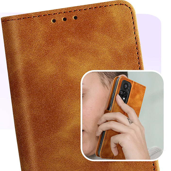 Avizar Housse pour Redmi Note 11 Pro 5G clapet porte-carte et support vidéo pas cher
